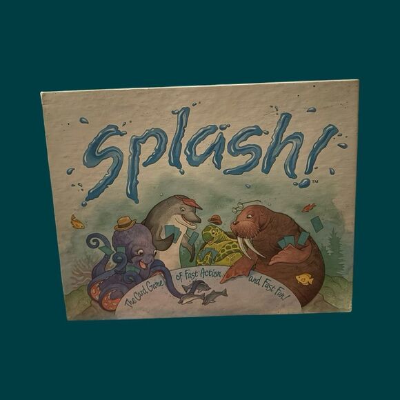 2017 Splash! The Card Game Of Fast Action and Fast Fun Cute Game COMPLETE - Picture 1 of 9